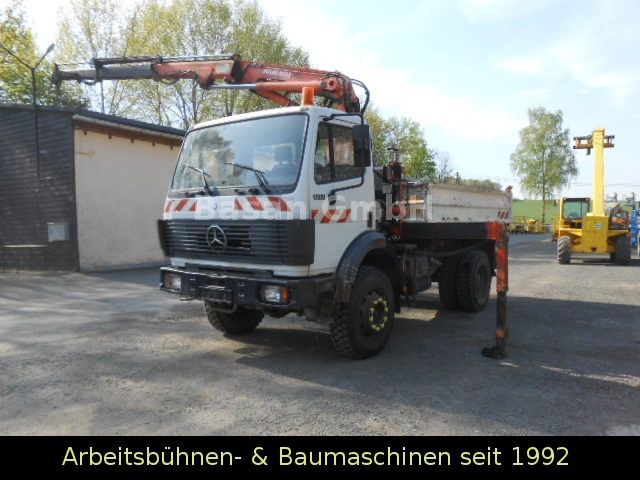 Самосвал, Автоманипулятор Mercedes-Benz 1717 AK Kipper Allrad mit Kran: фото 3