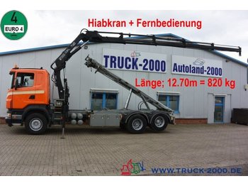 Тросовый мультилифт, Автоманипулятор Scania R 340 Seil-Abrollkipper mit Hiab Ladekran + FB: фото 1