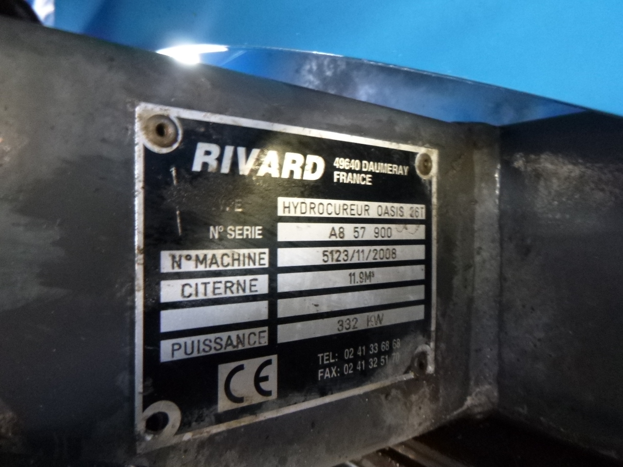 Ассенизатор Renault Kerax 450 dxi 6x4 RHD Rivard vacuum tank 11.9 m3: фото 43