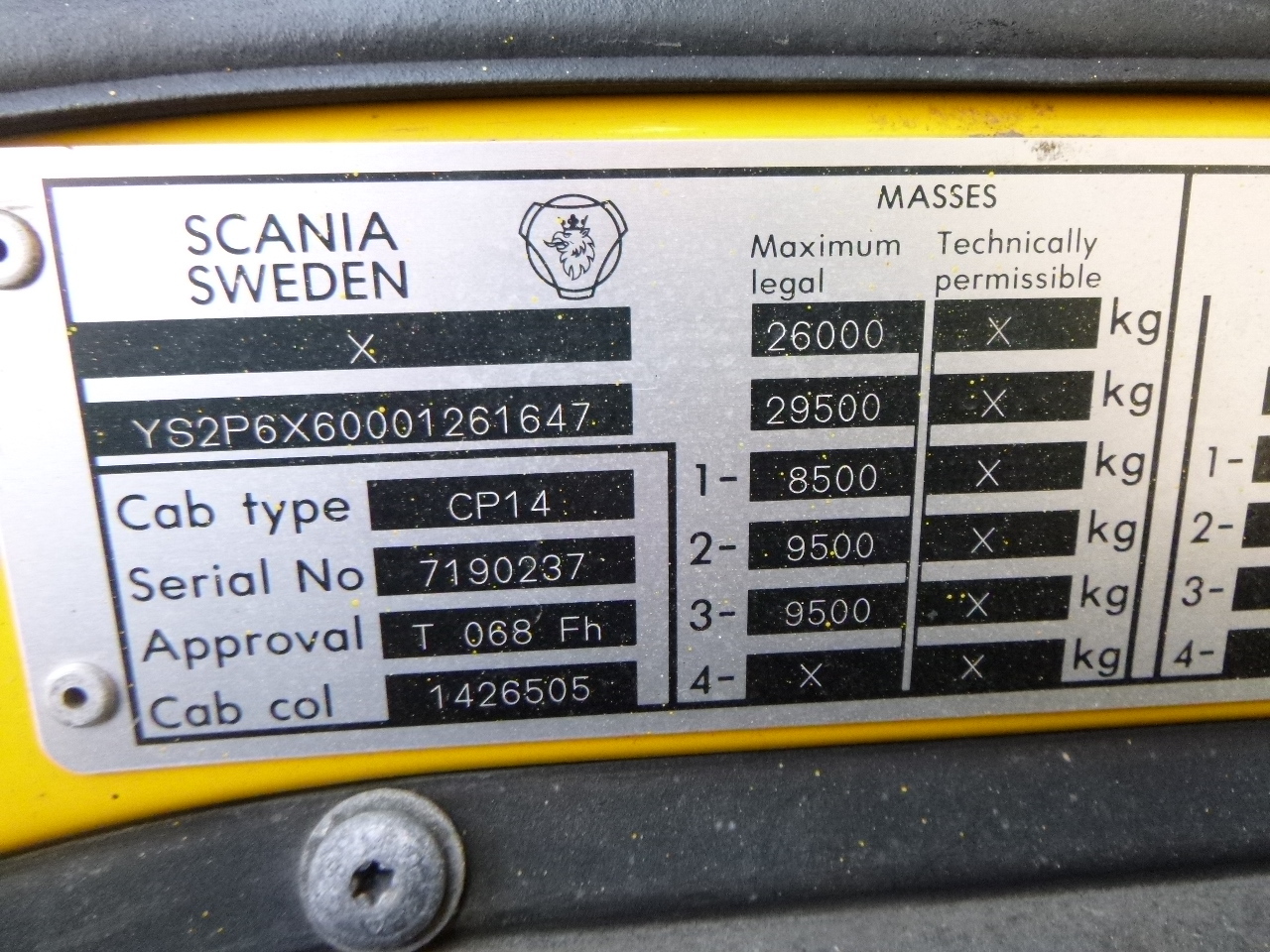 Ассенизатор Scania P114-340 CB 6X6 RHD gritter / snow plough: фото 28