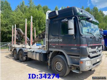 Лесной прицеп MERCEDES-BENZ Actros 2655 - 6x4 - Full Steel - Loglift Crane: фото 1