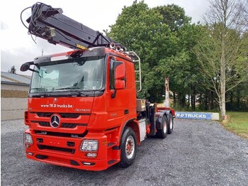 Лесовоз Mercedes-Benz Actros 3360 GRUMIER-steel suspension-alcoa