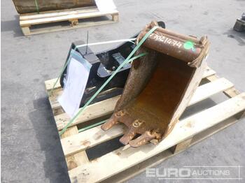  12" Digging Bucket + Loading Hook, ARDEN to suit 2-4 Ton Excavator - Ковш