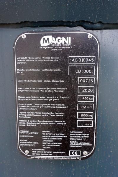 Ковш для погрузчика для Строительной техники MAGNI 1000 L: фото 3