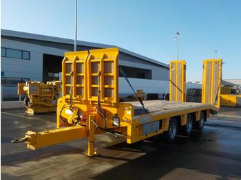 Низкорамный полуприцеп 2017 Chieftain 19' Tri  Axle Low Loader Trailer, Hydraulic Flip Toe Ramps, Air Brakes, 5' Beavertail, Hydraulic Front Ramps, Gross Weight 25,000Kg (Plating Certficate Available): фото 1