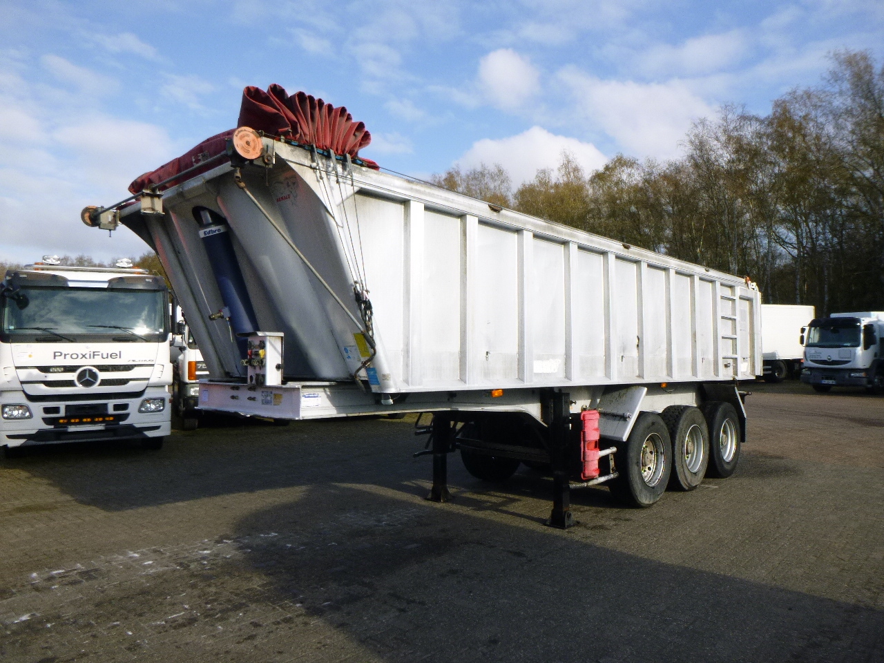 Benalu Tipper trailer alu 22 m3 - Самосвальный полуприцеп: фото 1