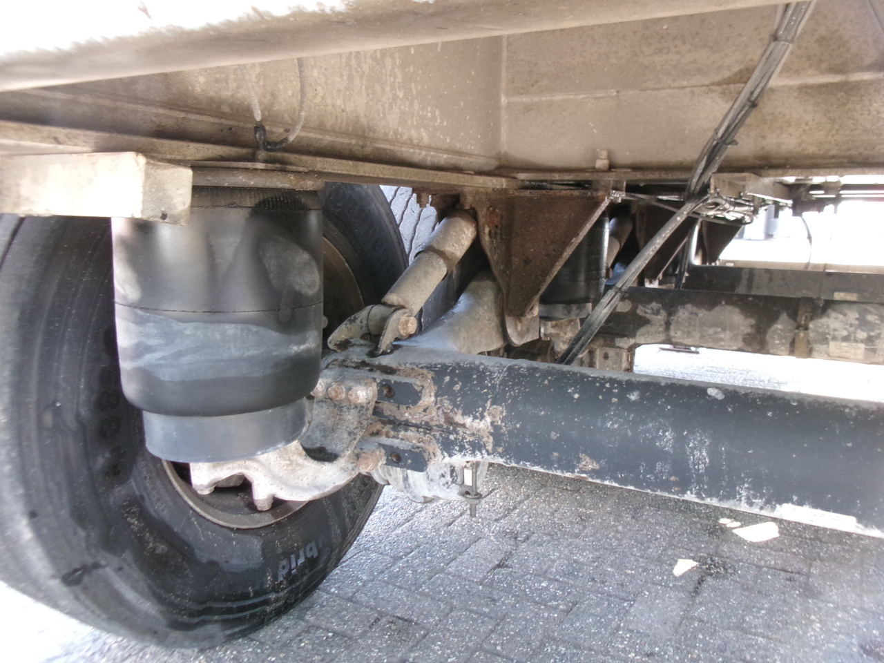 Самосвальный полуприцеп Benalu Tipper trailer alu 25 m3 + tarpaulin: фото 9