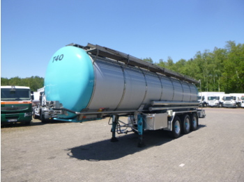 Полуприцеп-цистерна для транспортировки пищевых продуктов Burg Food tank inox 26.8 m3 / 1 comp + pump: фото 1