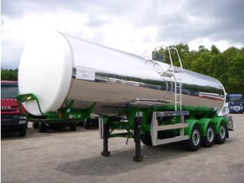Полуприцеп-цистерна для транспортировки пищевых продуктов Crossland Food (milk) tank inox 30 m3 / 1 comp: фото 1