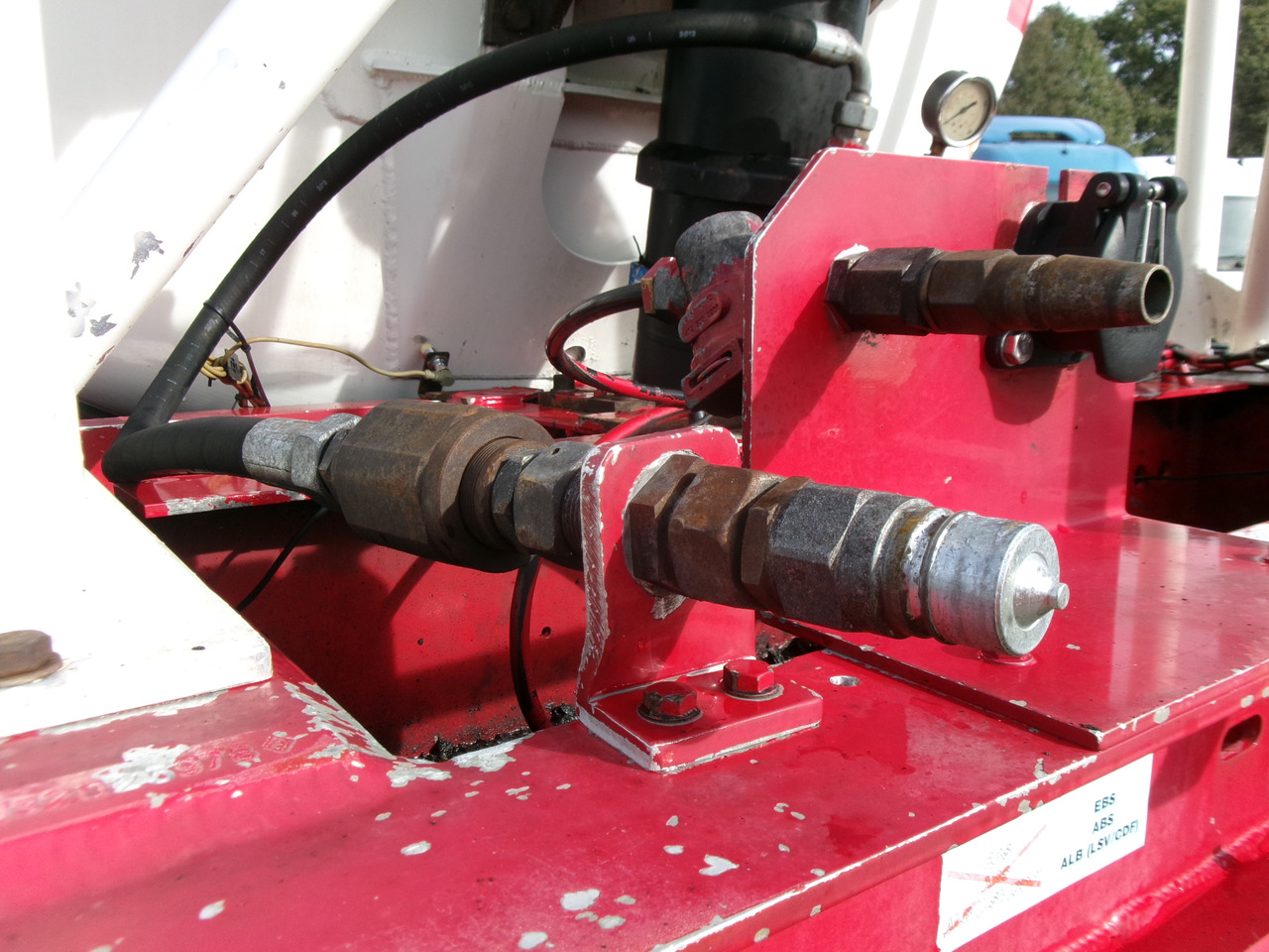 Полуприцеп-цистерна для транспортировки муки Feldbinder Powder tank alu 41 m3 (tipping): фото 15