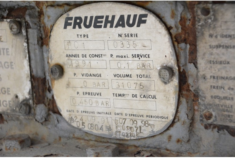 Полуприцеп-цистерна Fruehauf Bitumen tank trailer: фото 7