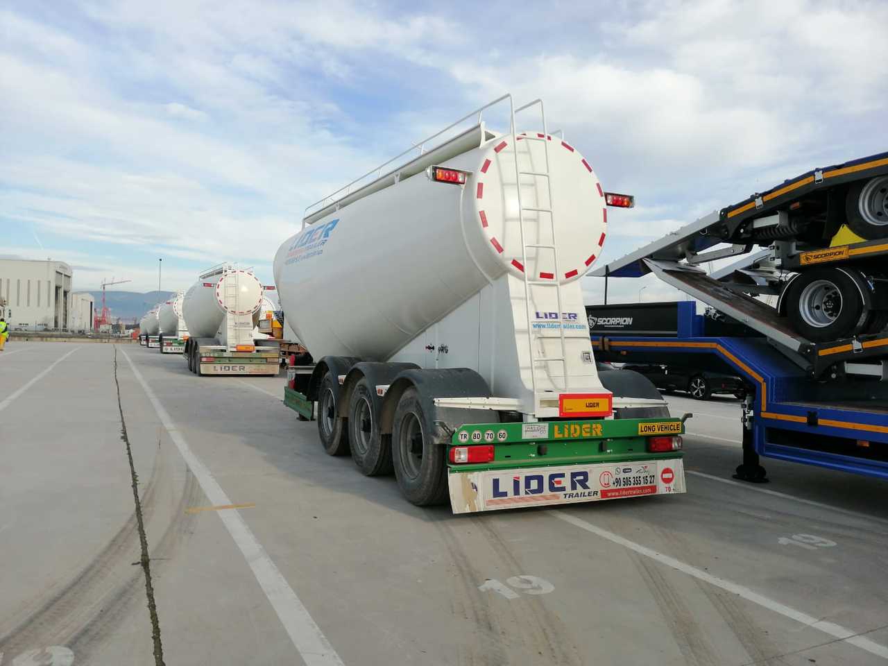 Новый Полуприцеп-цистерна LIDER 2023 MODEL NEW CEMENT TANKER: фото 19