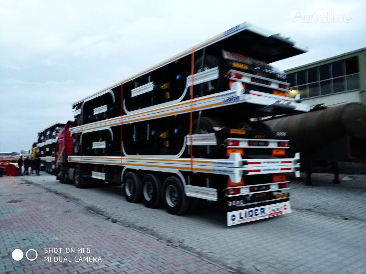 Новый Полуприцеп-контейнеровоз/ Сменный кузов для транспортировки контейнеров LIDER NEW 2024 MODELS YEAR (MANUFACTURER COMPANY LIDER TRAILER: фото 3