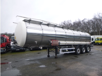 Полуприцеп-цистерна для транспортировки химикатов L.A.G. Chemical tank inox 37.5 m3 / 1 comp: фото 1