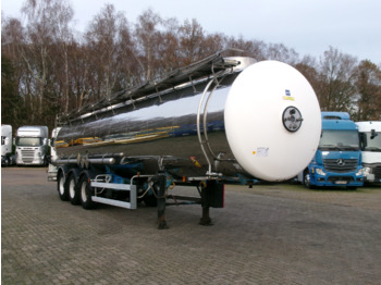Полуприцеп-цистерна для транспортировки химикатов Magyar Chemical tank inox L4BH 32.5 m3 / 1 comp: фото 2