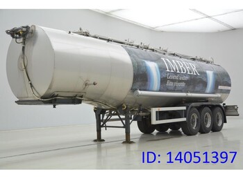 Полуприцеп-цистерна для транспортировки пищевых продуктов Magyar Water tank trailer 28000 liter: фото 1