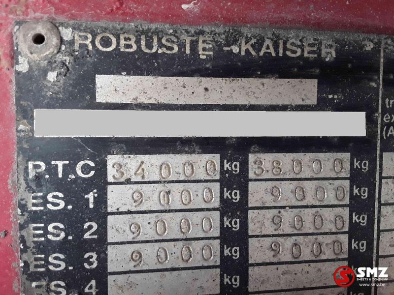Самосвальный полуприцеп Robuste Kaiser Oplegger ijzer/acier/iron: фото 12
