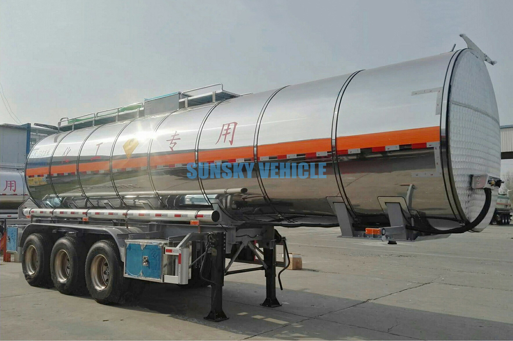 Новый Полуприцеп-цистерна для транспортировки топлива SUNSKY Fuel Tank Trailer: фото 10