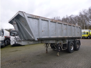 Robuste Kaiser Tipper trailer steel 24 m3 + tarpaulin - самосвальный полуприцеп