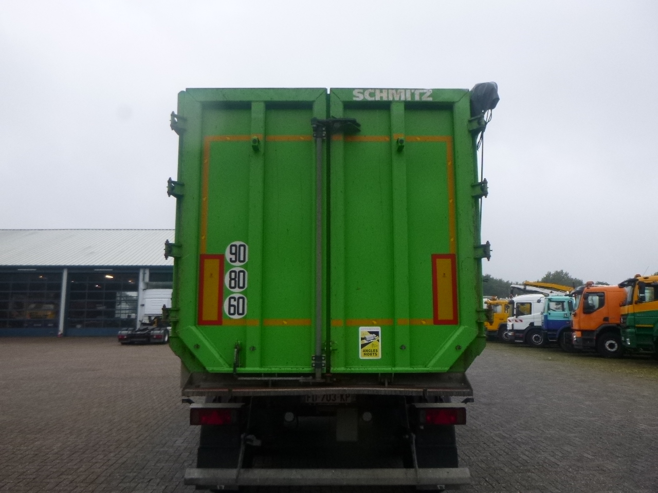 Самосвальный полуприцеп Schmitz Cargobull Tipper trailer steel 58 m3 + tarpaulin: фото 5