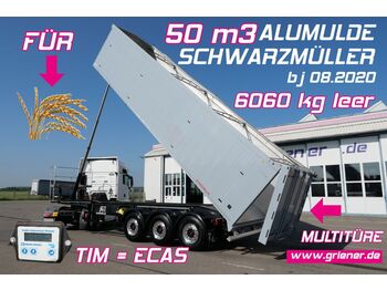 Самосвальный полуприцеп Schwarzmüller ALUMULDE GETREIDE 50m³  LIFT/ALU /6060 kg leer: фото 1