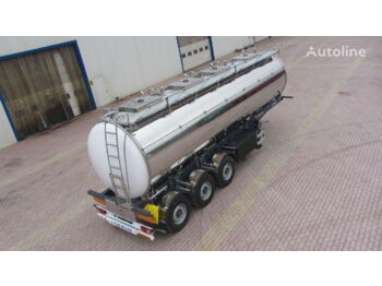 Новый Полуприцеп-цистерна для транспортировки топлива Serin Food Staff fuel tank semi trailer: фото 4
