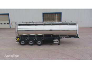 Новый Полуприцеп-цистерна для транспортировки топлива Serin Food Staff fuel tank semi trailer: фото 3