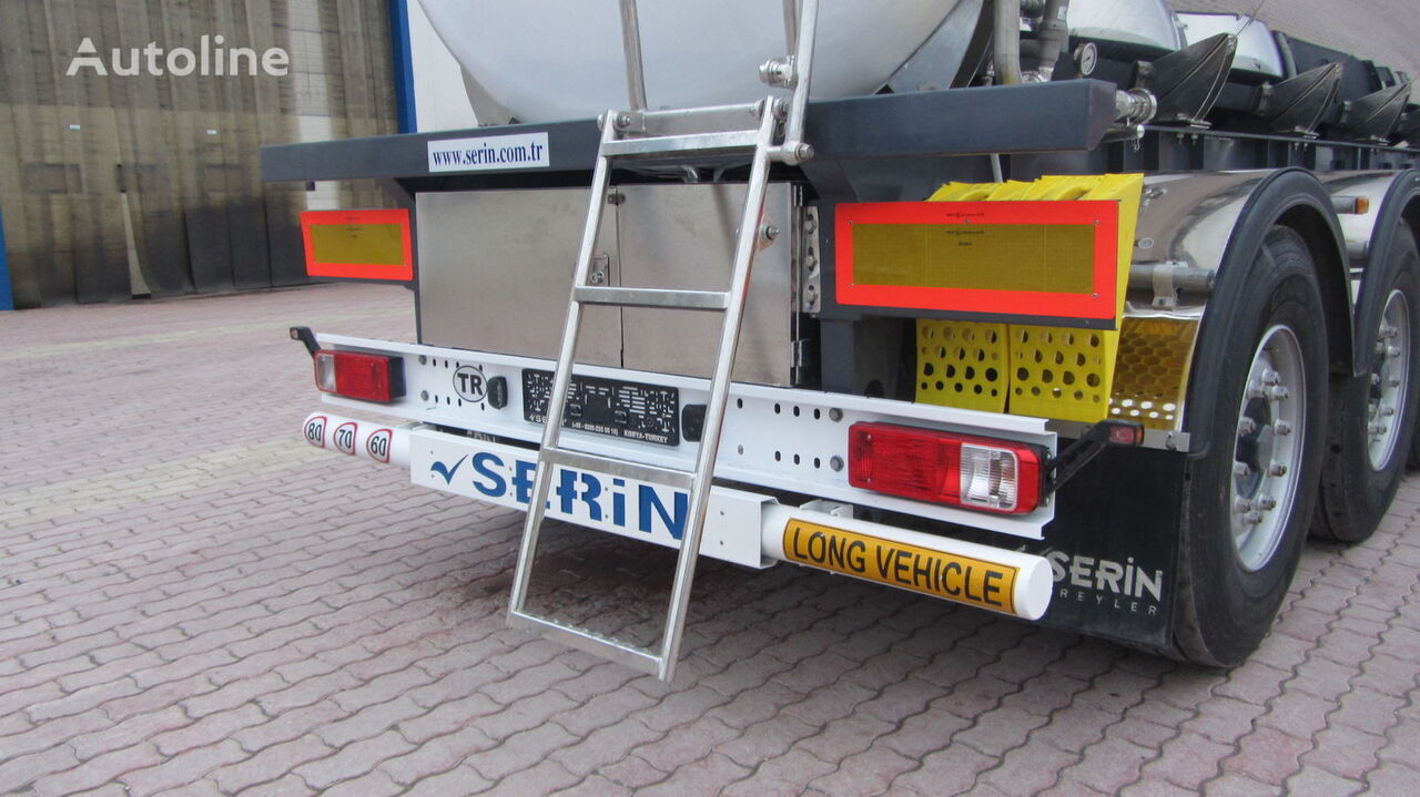 Новый Полуприцеп-цистерна для транспортировки топлива Serin Food Staff fuel tank semi trailer: фото 7