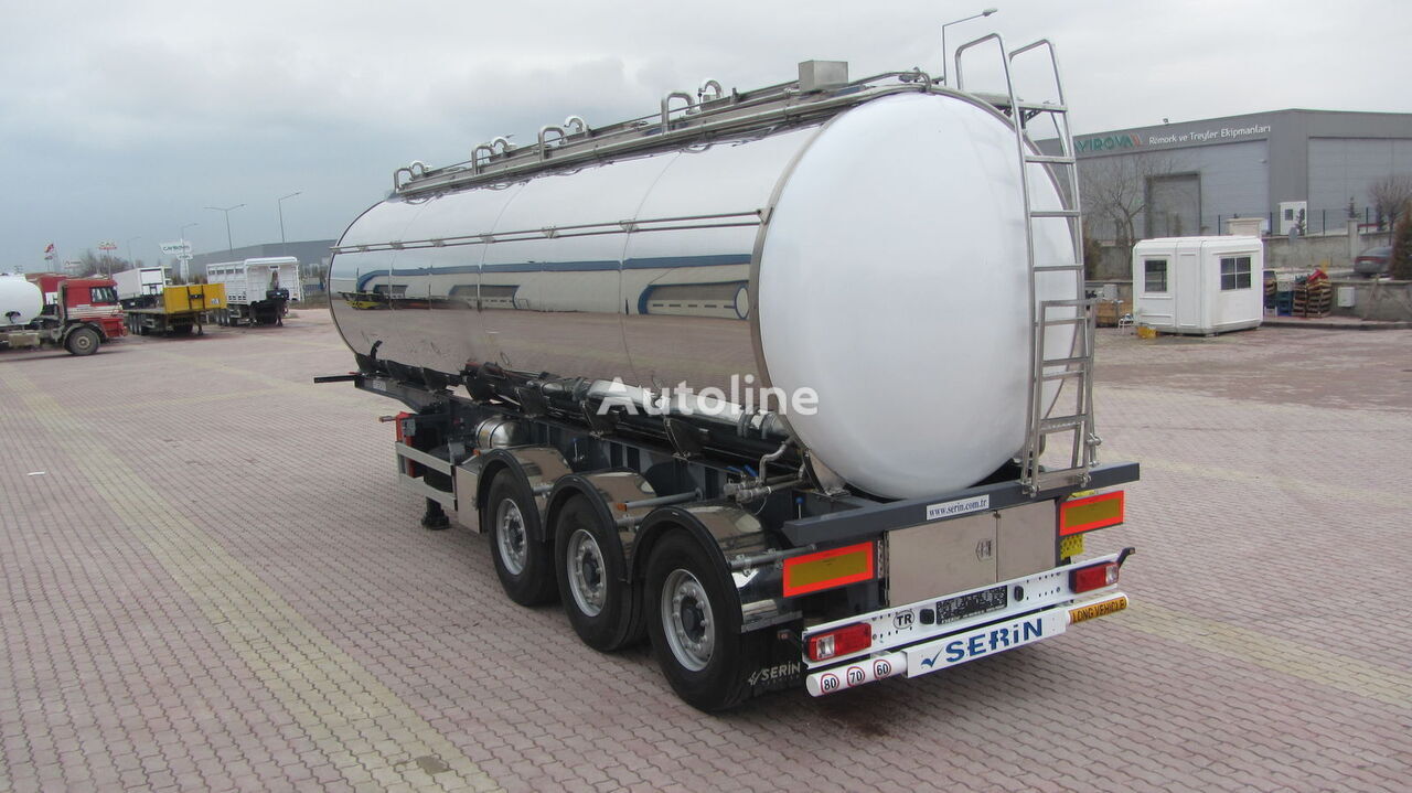Новый Полуприцеп-цистерна для транспортировки топлива Serin Food Staff fuel tank semi trailer: фото 6