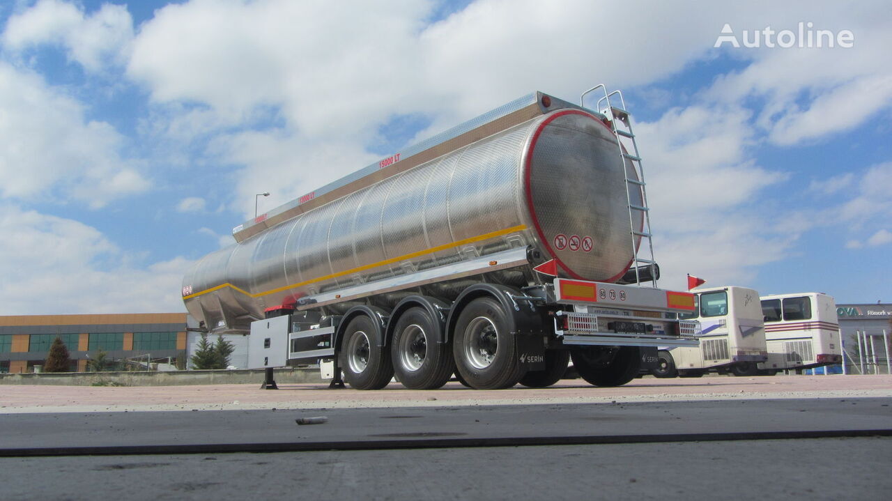 Новый Полуприцеп-цистерна для транспортировки топлива Serin Food Staff fuel tank semi trailer: фото 9