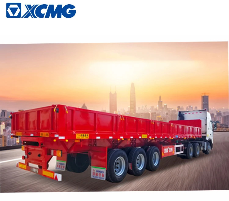Новый Полуприцеп-автовоз XCMG Official Manufacturer Flat Bed Container Car Transport Semi Truck Trailer: фото 9