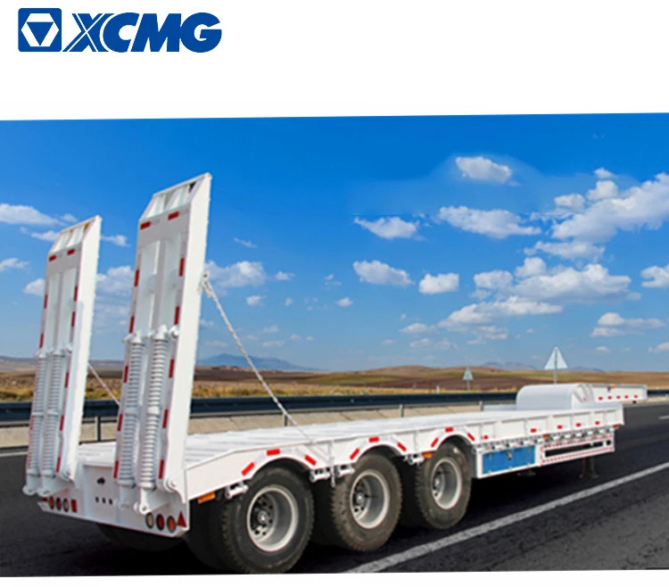 Новый Полуприцеп-автовоз XCMG Official Manufacturer Flat Bed Container Car Transport Semi Truck Trailer: фото 25