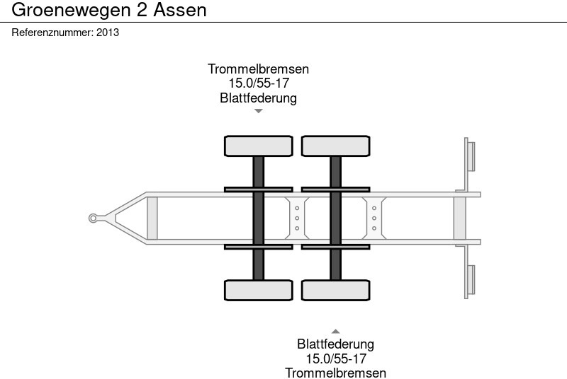 Прицеп бортовой/ Платформа Groenewegen 2 Assen: фото 12