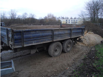 Hoffmann Tieflader + Kipper + TÜV 11/2016  Reifen 80%  - Низкорамный прицеп