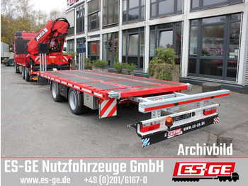 ES-GE Tandemanhänger - Containerverr. - Прицеп бортовой/ Платформа