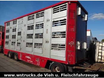 Finkl 3 Stock  Hubdach Vollalu  8,30m  - Прицеп для перевозки животных