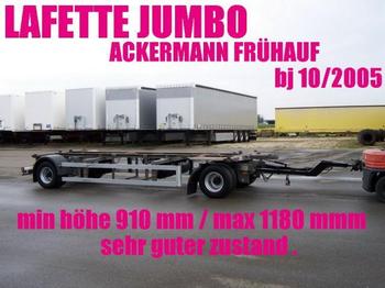 Ackermann LAFETTE JUMBO 910 - 1180 mm zwillingsbereift 2 x - Прицеп-контейнеровоз/ Сменный кузов