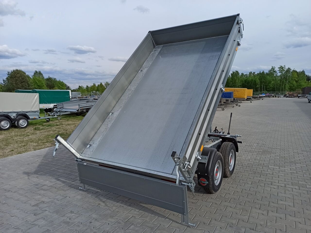 Новый Самосвальный прицеп Stema SHDK 35-30-18.2 kiper tipper dump trailer wywrotka 300 x 180 cm: фото 16
