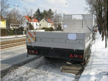 Hoffmann Tandem Pritschenanhänger - Тентованный прицеп