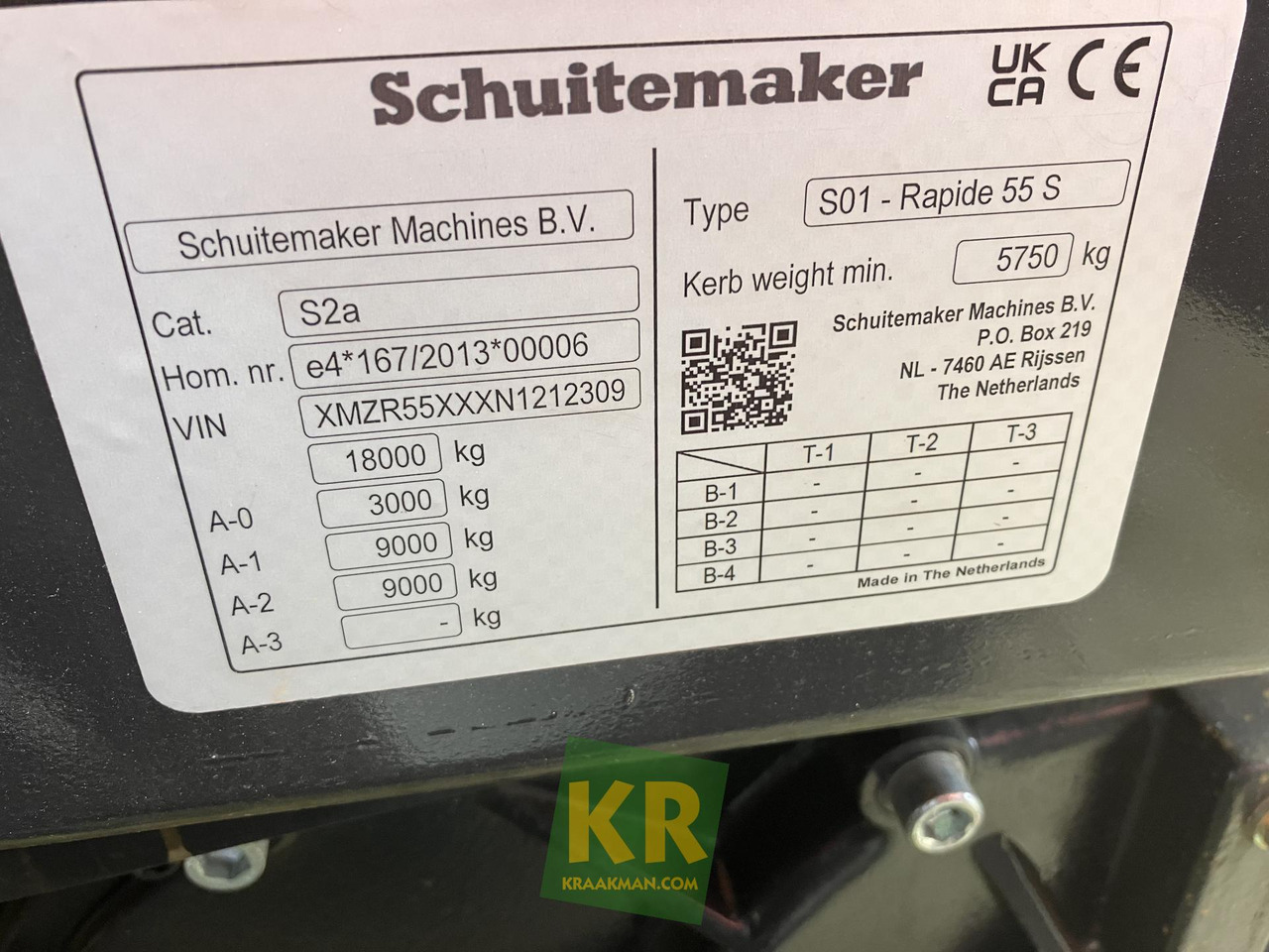 Новый Самозагружающийся прицеп RAPIDE 55S Schuitemaker, SR-: фото 9