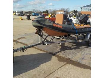  Viking 470 Ribbed Speed Boat c/w Tohatsu Outboard Motor, Single Axle Trailer - Газонокосилка