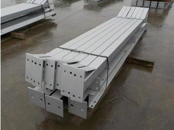 Жилой контейнер 30' x 20' x 10' Steel Frame Building, 15' Bays 12.5 Degree Roof Pitch, Purlin Cleats spaced for Fibre Cement, Steel Roof Sheets, Main Frame Fixings: фото 1