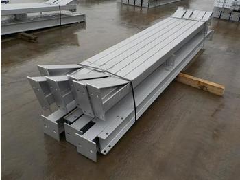 Жилой контейнер 30' x 20' x 10' Steel Frame Building, 15' Bays 12.5 Degree Roof Pitch, Purlin Cleats spaced for Fibre Cement, Steel Roof Sheets, Main Frame Fixings: фото 1