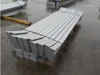 Жилой контейнер 60' x 20' x 10' Steel Frame Building, 15' Bays 12.5 Degree Roof Pitch, Purlin Cleats spaced for Fibre Cement, Steel Roof Sheets, Main Frame Fixings: фото 1