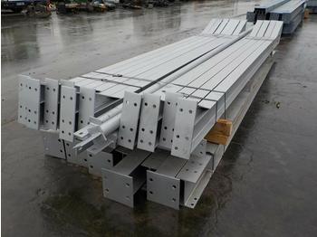 Жилой контейнер 60' x 30' x 15' Steel Frame Building, 15' Bays 12.5 Degree Roof Pitch,Purlin Cleats spaced for Fibre Cement, Steel Roof Sheets, Main Frame Fixings: фото 1