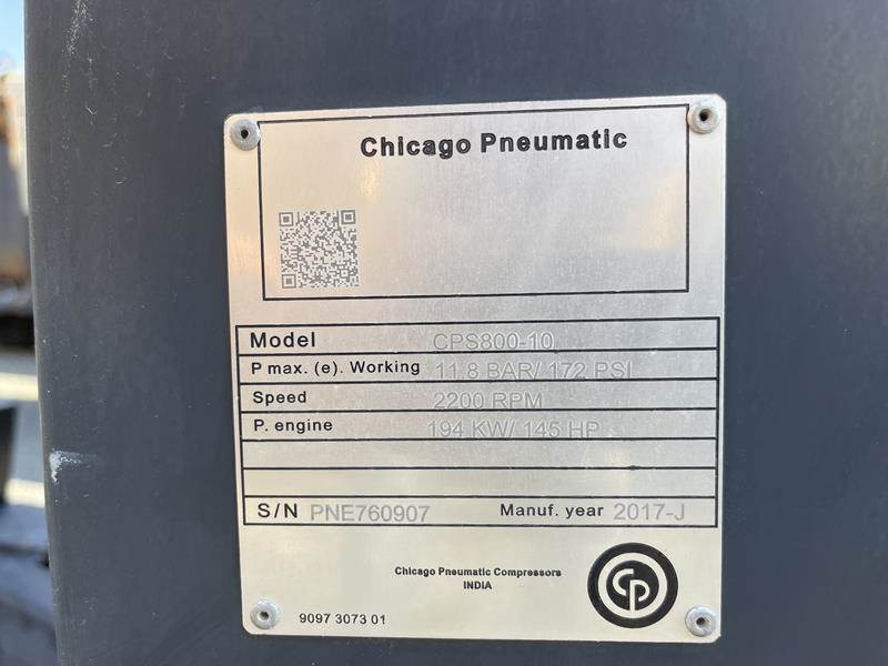 Воздушный компрессор Chicago Pneumatic CPS 800 - 10: фото 2