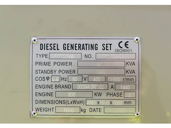 Doosan DP222CC - 1000 kVA Generator - DPX-19859  - Электрогенератор: фото 4