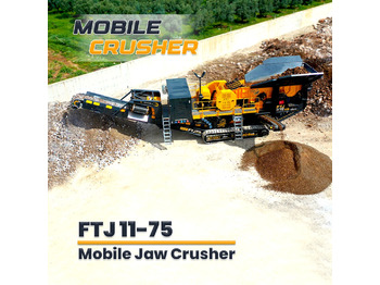 Новый Мобильная дробилка FABO FTJ-1175 MOBILE JAW CRUSHER 150-300 TPH | AVAILABLE IN STOCK: фото 1