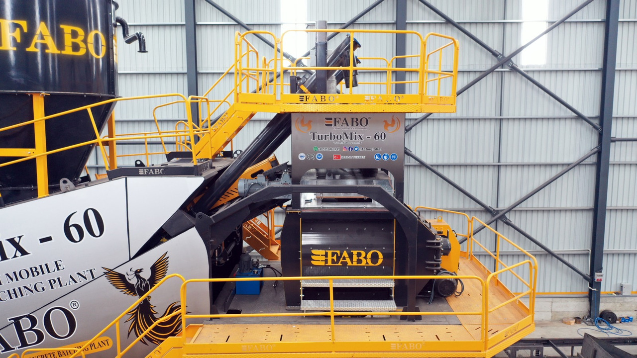 Новый Бетонный завод FABO MOBILE CONCRETE BATCHING PLANT: фото 10