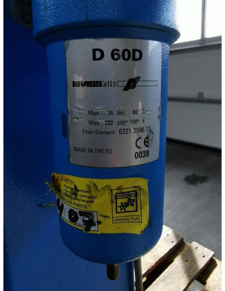 Воздушный компрессор Grassair DB 3 16 bar absorptie luchtdroger: фото 7